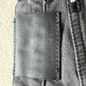 Lucky Brand Black Jeans 36x32 "221 Original Straight"